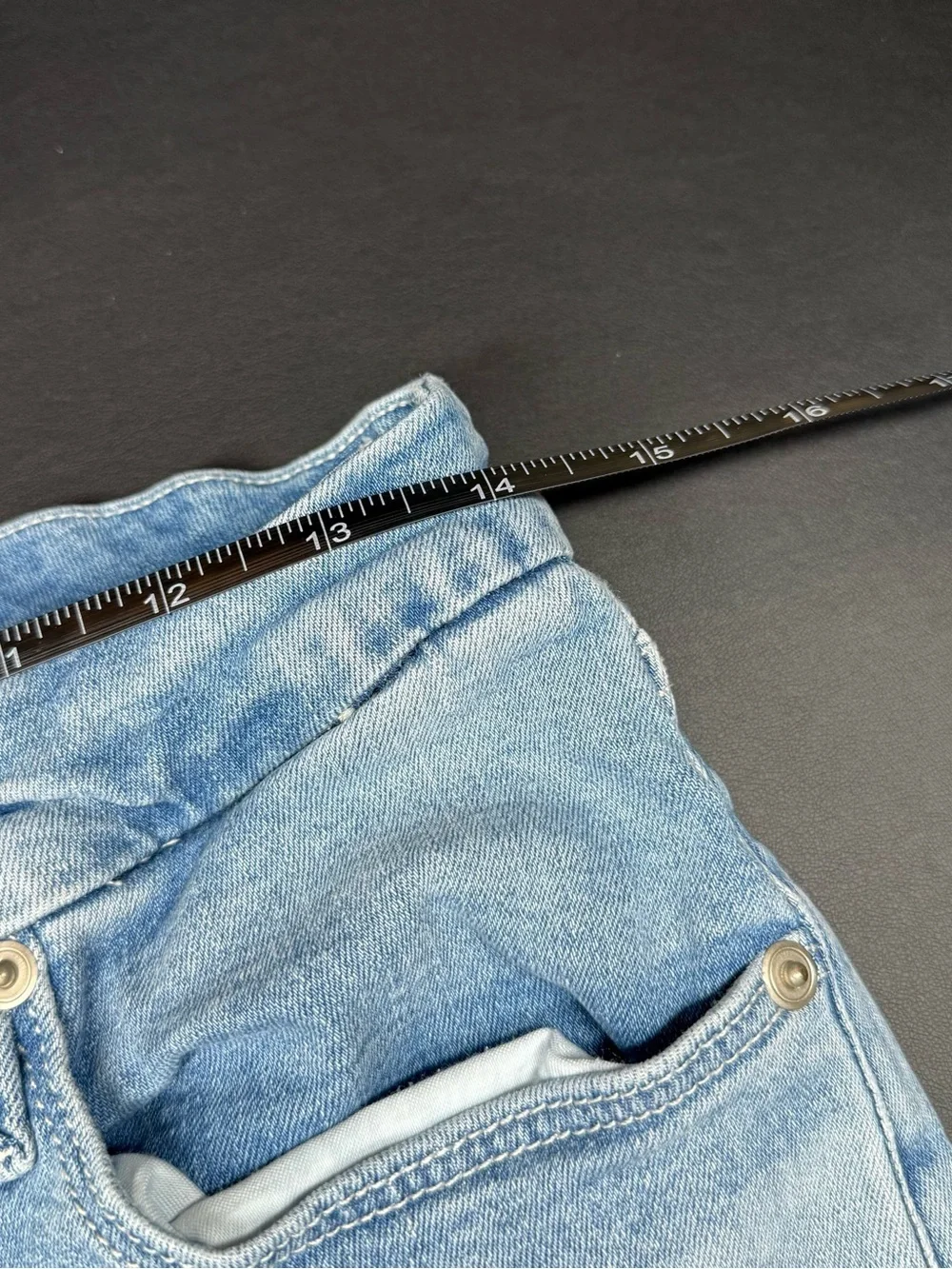 Good American Light Blue Wide Leg Jeans